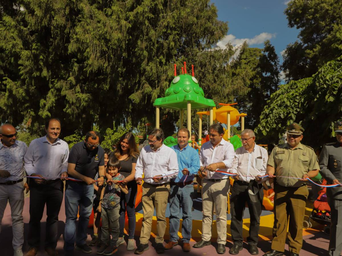 Modernos juegos infantiles inclusivos del Parque Monumental fueron inaugurados este fin de semana