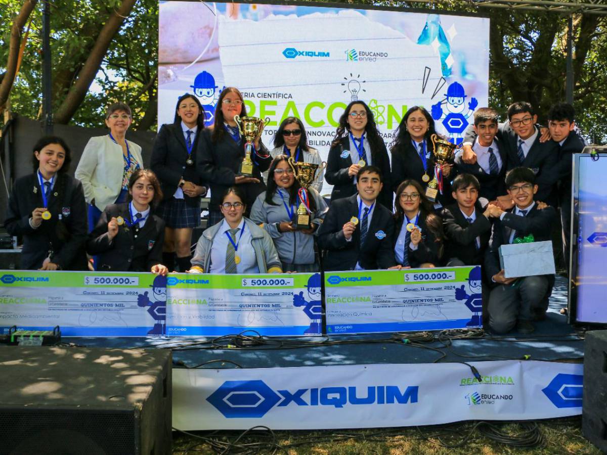 Oxiquim cierra con éxito “Reacciona”, un innovador proyecto educativo que promueve la sostenibilidad entre jóvenes de Coronel