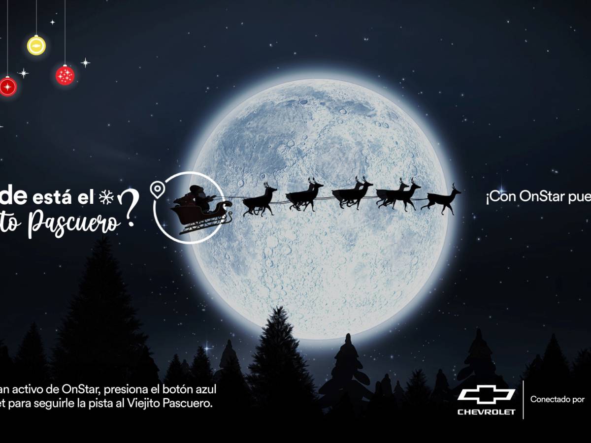 ¿Dónde está el Viejito pascuero?: la magia de la tecnología de ONSTAR permitirá seguirle la pista durante esta Navidad