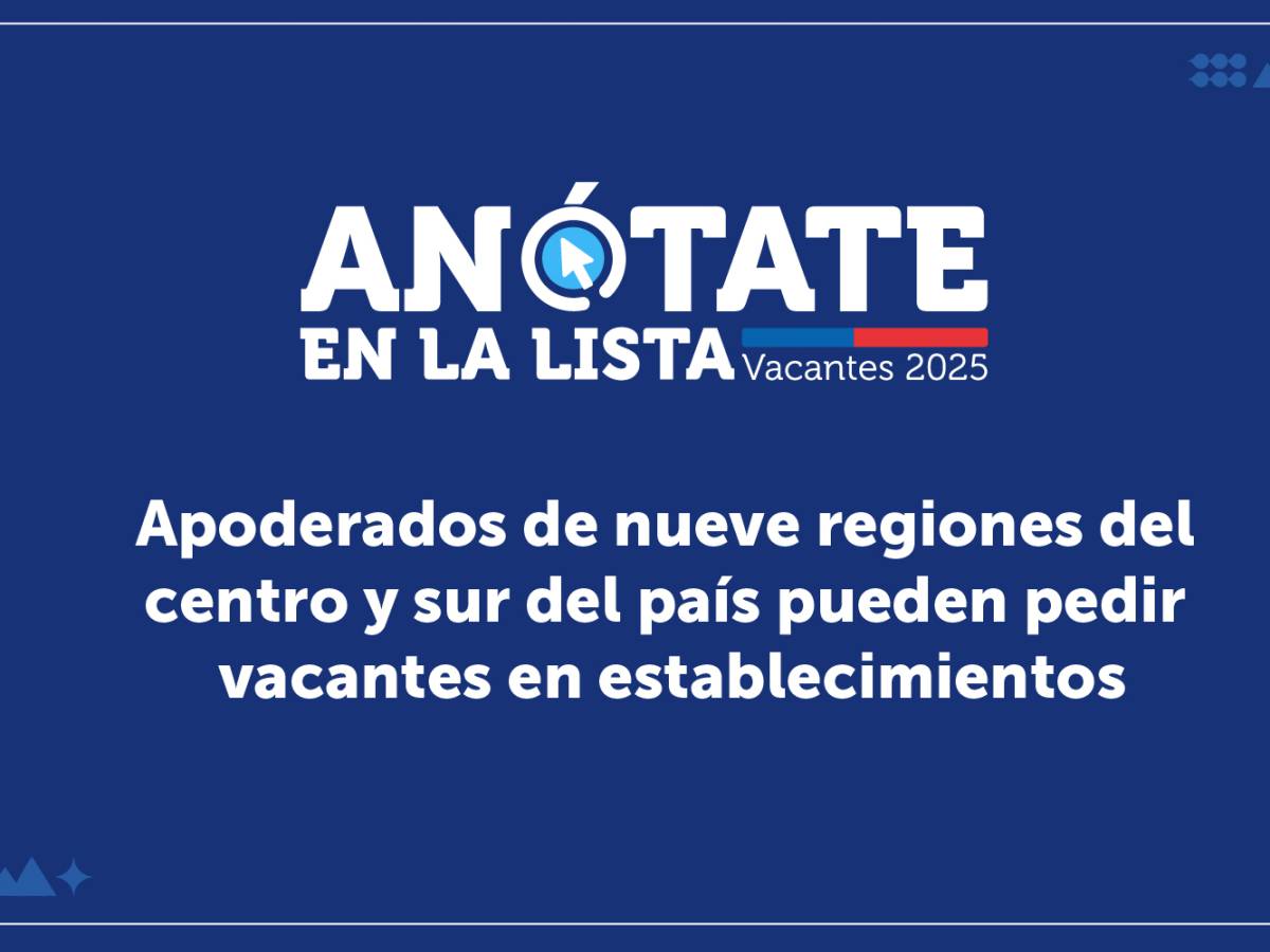 Comienza a funcionar “Anótate en la Lista” en la zona sur del país: apoderados de nueve regiones podrán solicitar vacantes en los establecimientos.