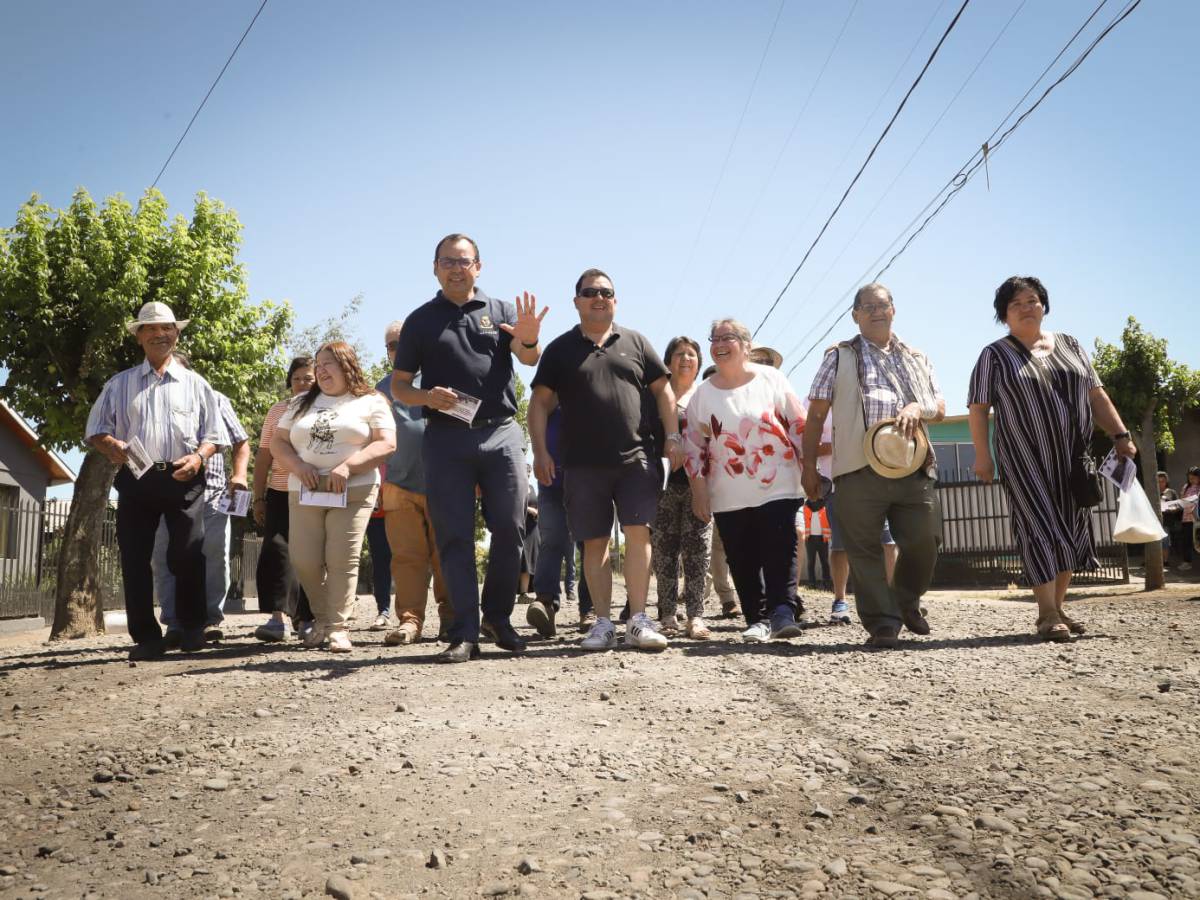 Más de cinco mil metros cuadrados serán pavimentados en proyecto vial de Chillán Viejo