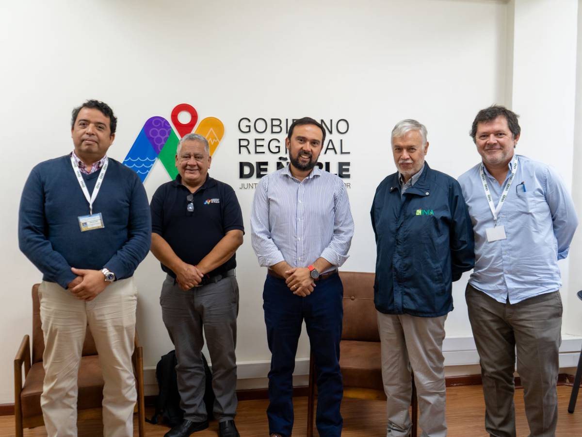 Inia desarrolla el convenio más importante a nivel nacional en alianza con el Gobierno Regional de Ñuble